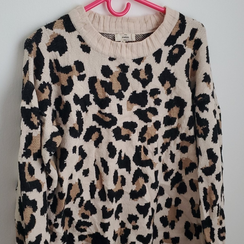 Cheetah sweater
